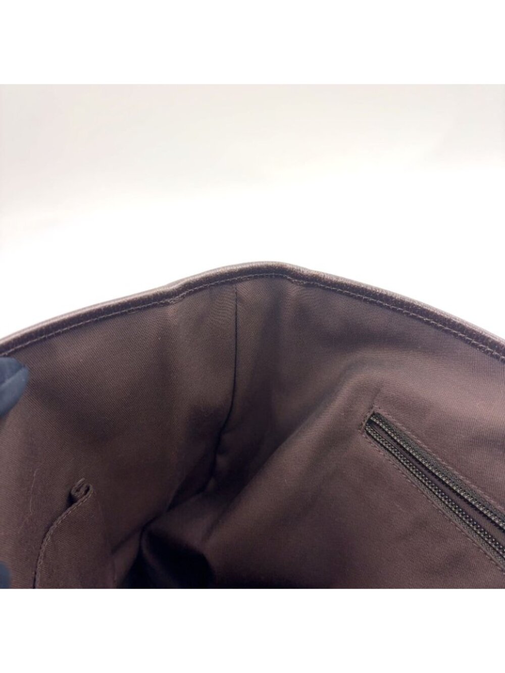 Gucci GG Canvas Brown Beige Shoulder Bag Silver - Picture 12 of 13